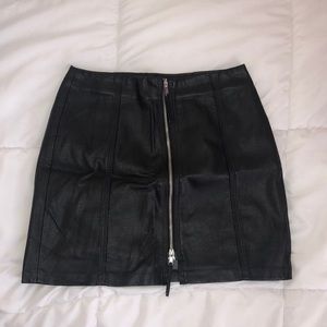 Pleather skirt